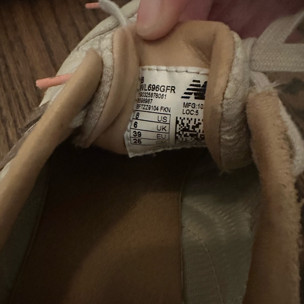 New Balance Beige and Tan Sneakers - Picture 4 of 5